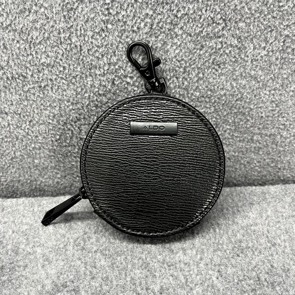 ALDO Crossbody Hand Bag + coin wallet Black & white snake skin print Purse chain - Picture 14 of 16